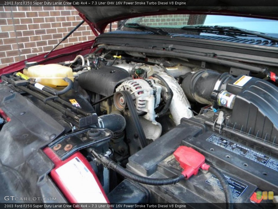 7.3 Liter OHV 16V Power Stroke Turbo Diesel V8 Engine for the 2003 Ford F350 Super Duty #40619962