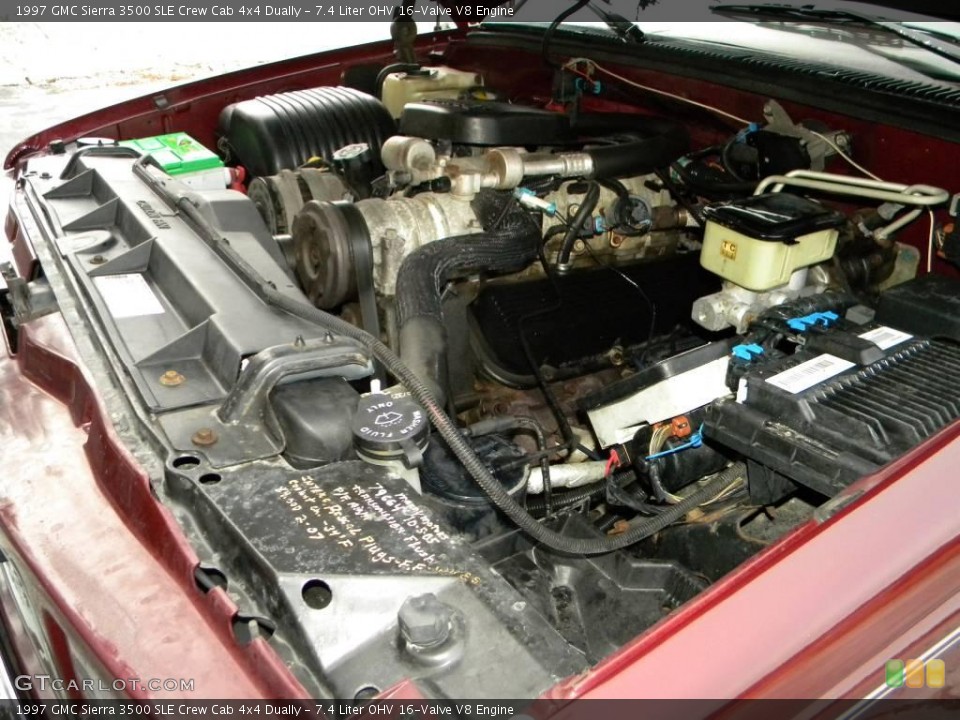 7.4 Liter OHV 16-Valve V8 Engine for the 1997 GMC Sierra 3500 #40625354 1997 Gmc Sierra 3500 Engine 7.4 L V8