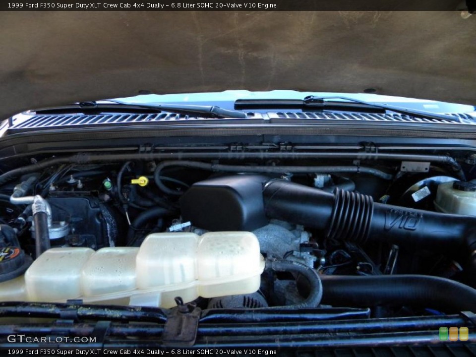 6.8 Liter SOHC 20-Valve V10 Engine for the 1999 Ford F350 Super Duty #40625658
