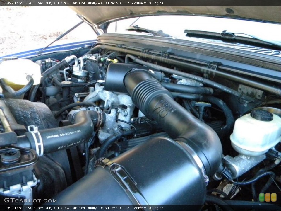 6.8 Liter SOHC 20-Valve V10 Engine for the 1999 Ford F350 Super Duty #40625674