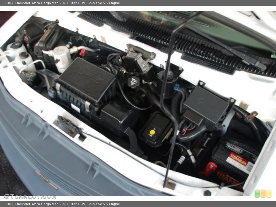 4.3 Liter OHV 12-Valve V6 Engine for the 2004 Chevrolet Astro #40626337