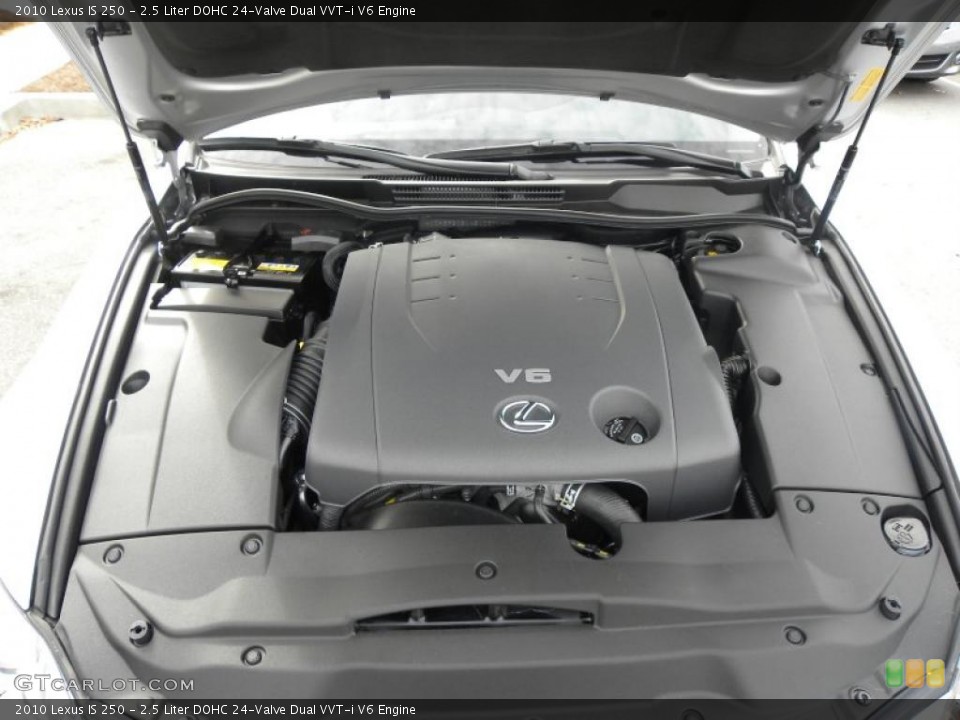 2.5 Liter DOHC 24-Valve Dual VVT-i V6 Engine for the 2010 Lexus IS #40626642