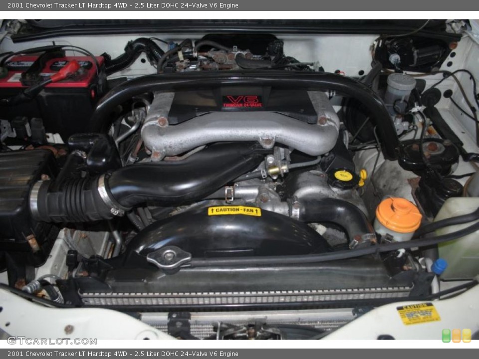 2.5 Liter DOHC 24-Valve V6 Engine for the 2001 Chevrolet Tracker #40628386