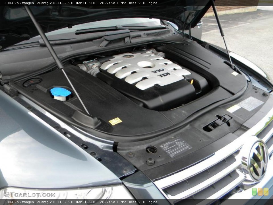 5.0 Liter TDI SOHC 20-Valve Turbo Diesel V10 Engine for the 2004 Volkswagen Touareg #40628581