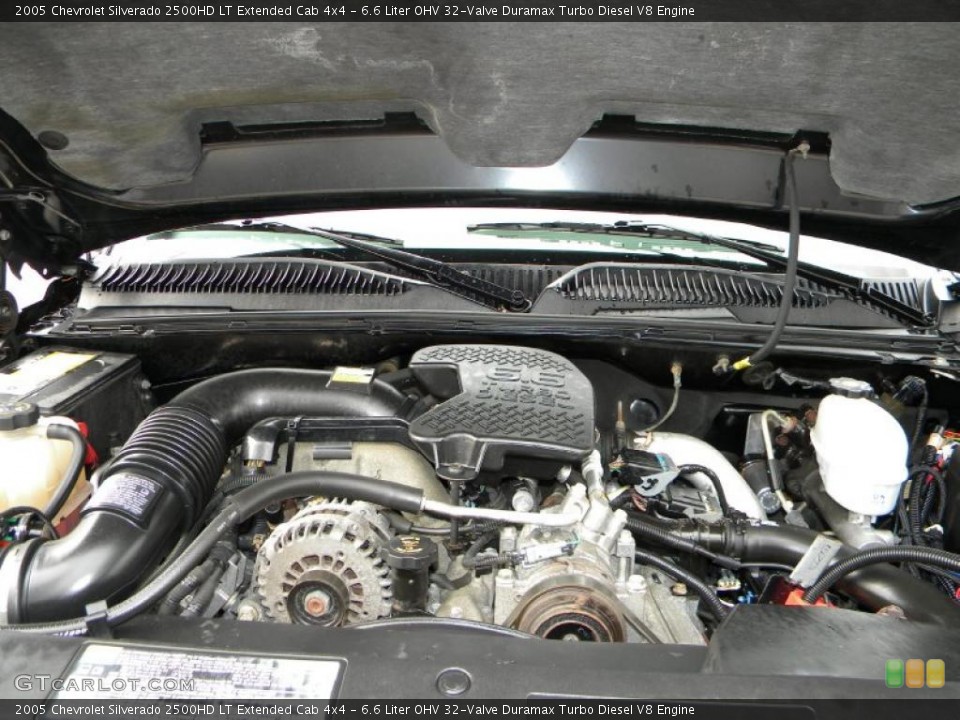 6.6 Liter OHV 32-Valve Duramax Turbo Diesel V8 Engine for the 2005 Chevrolet Silverado 2500HD #40629734
