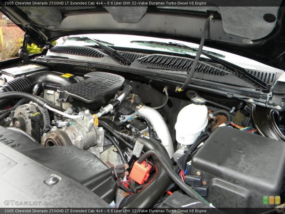 6.6 Liter OHV 32-Valve Duramax Turbo Diesel V8 Engine for the 2005 Chevrolet Silverado 2500HD #40629768