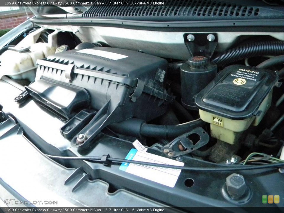 5.7 Liter OHV 16-Valve V8 Engine for the 1999 Chevrolet Express Cutaway #40630374