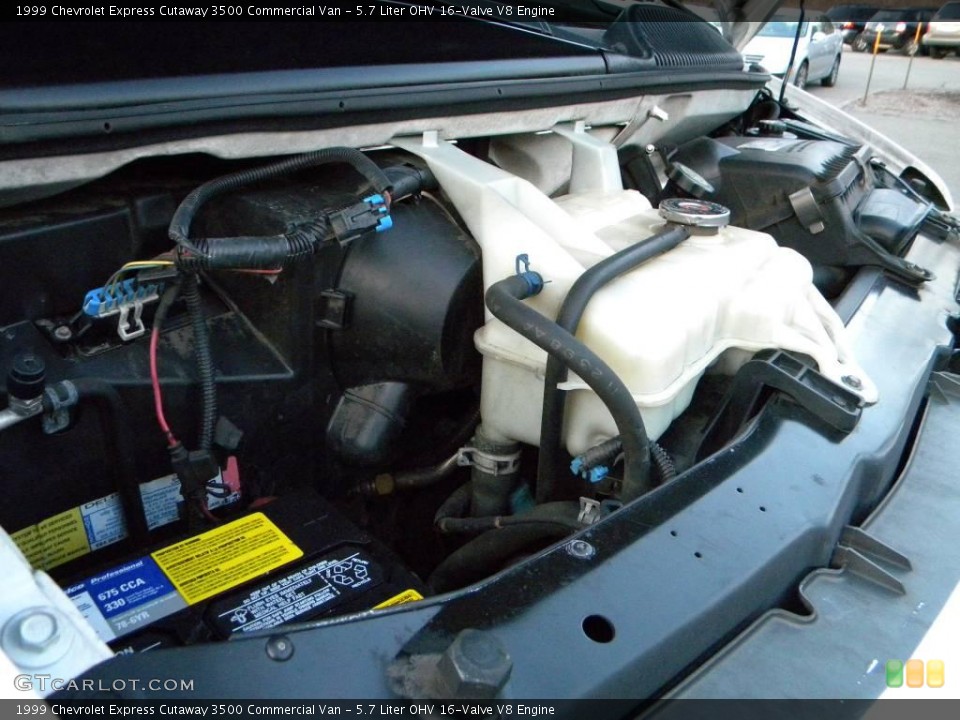 5.7 Liter OHV 16-Valve V8 Engine for the 1999 Chevrolet Express Cutaway #40630387