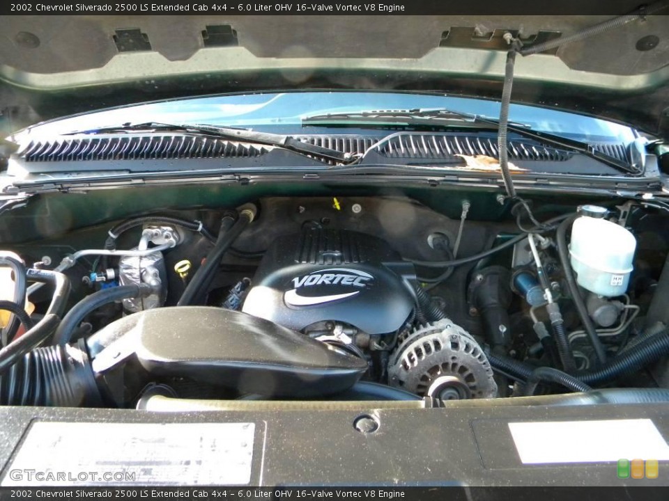 6.0 Liter OHV 16-Valve Vortec V8 Engine for the 2002 Chevrolet Silverado 2500 #40631146