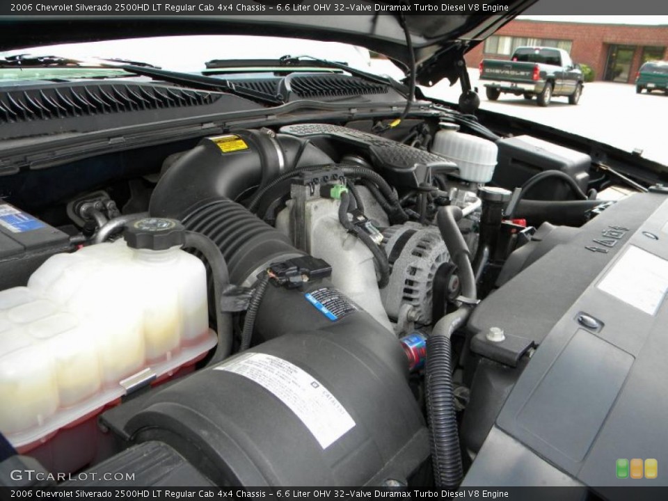 6.6 Liter OHV 32-Valve Duramax Turbo Diesel V8 Engine for the 2006 Chevrolet Silverado 2500HD #40634110