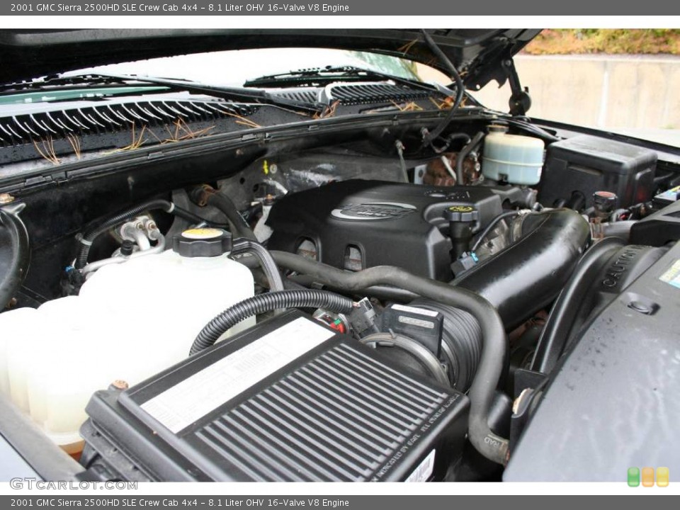 8.1 Liter OHV 16-Valve V8 Engine for the 2001 GMC Sierra 2500HD #40634914
