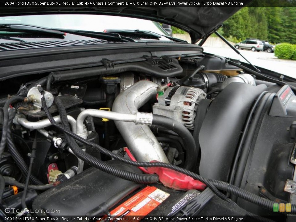 6.0 Liter OHV 32-Valve Power Stroke Turbo Diesel V8 Engine for the 2004 Ford F350 Super Duty #40635870