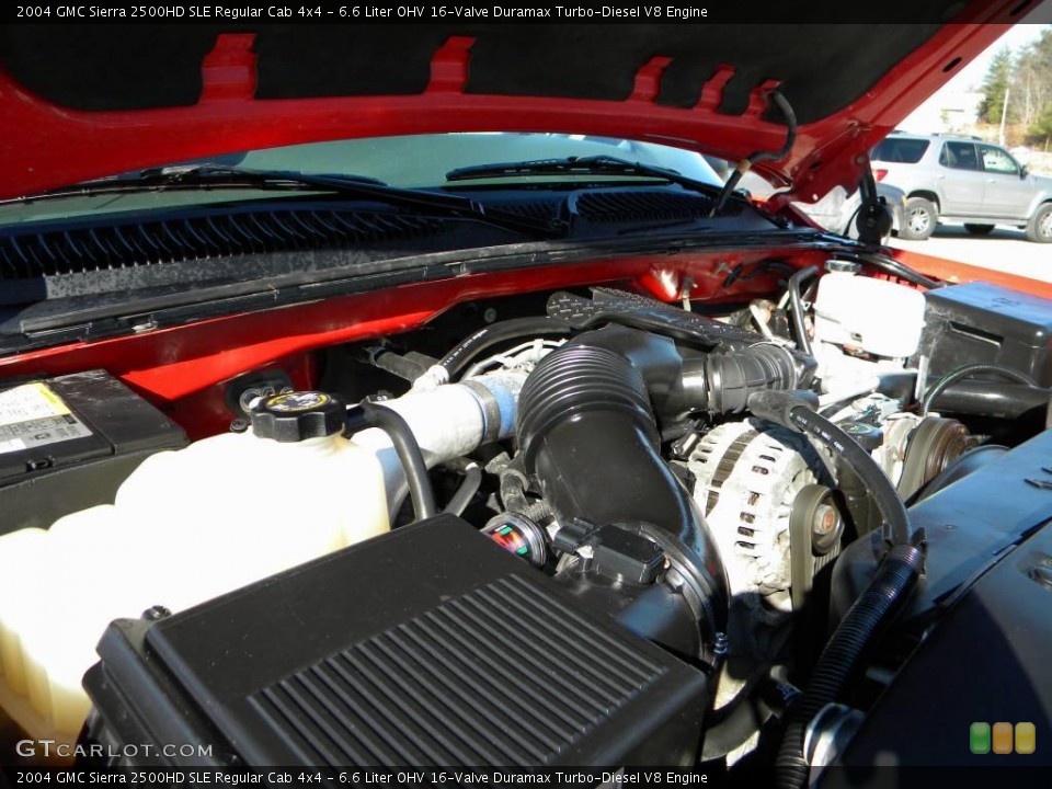 6.6 Liter OHV 16-Valve Duramax Turbo-Diesel V8 Engine for the 2004 GMC Sierra 2500HD #40637802