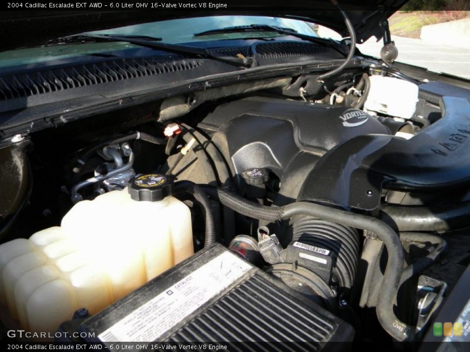 6.0 Liter OHV 16-Valve Vortec V8 Engine for the 2004 Cadillac Escalade #40638478