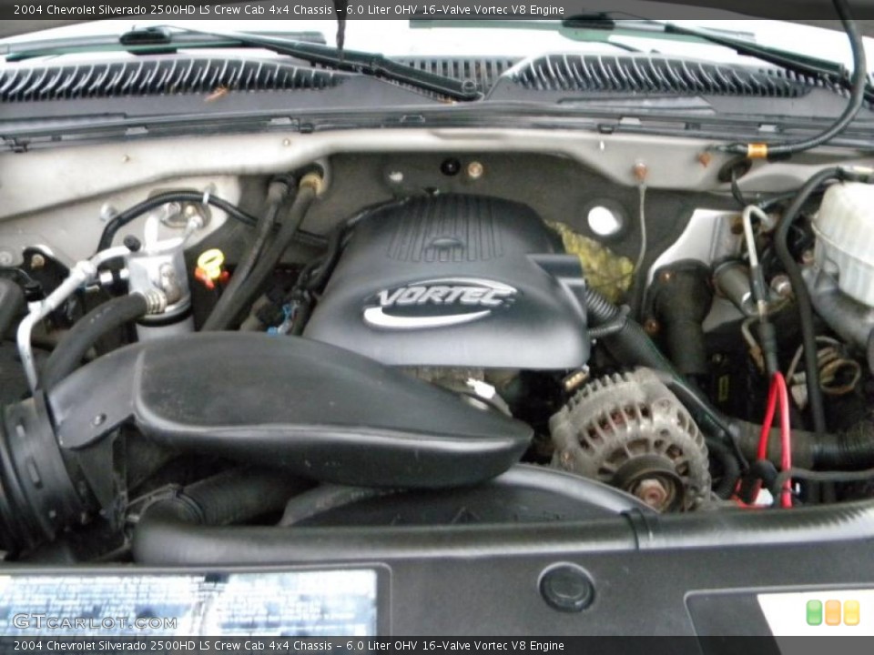 6.0 Liter OHV 16-Valve Vortec V8 Engine for the 2004 Chevrolet Silverado 2500HD #40642442