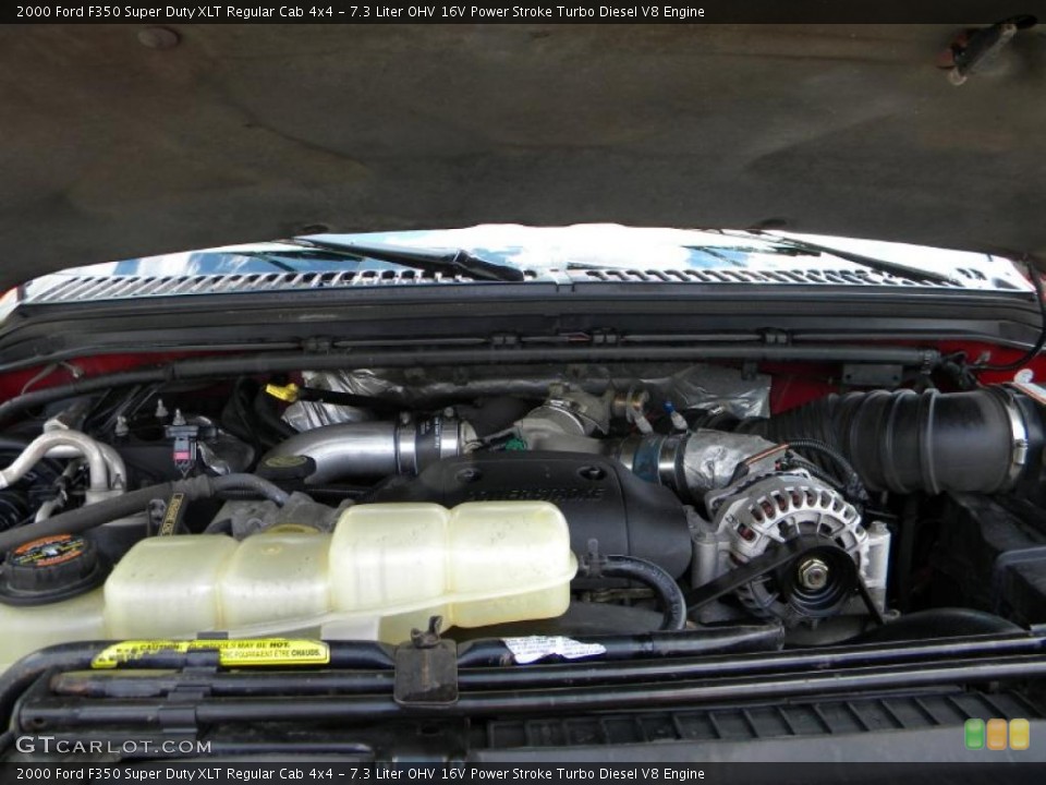 7.3 Liter OHV 16V Power Stroke Turbo Diesel V8 Engine for the 2000 Ford F350 Super Duty #40644218