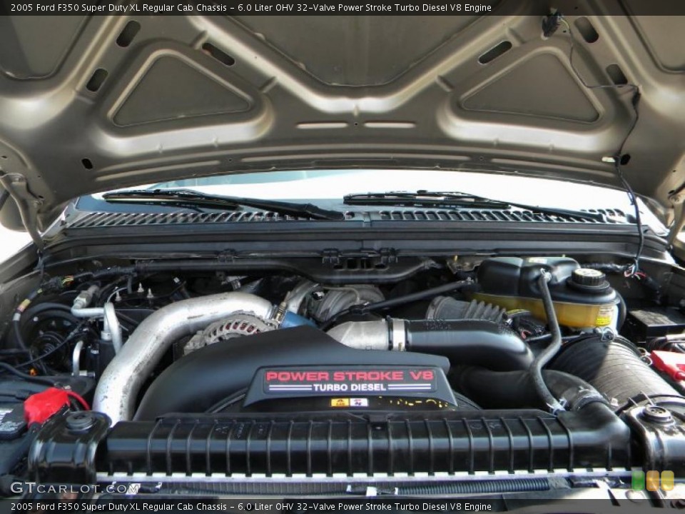 6.0 Liter OHV 32-Valve Power Stroke Turbo Diesel V8 Engine for the 2005 Ford F350 Super Duty #40644990