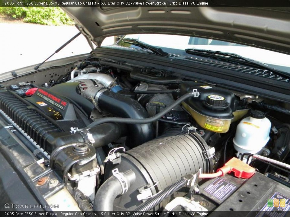 6.0 Liter OHV 32-Valve Power Stroke Turbo Diesel V8 Engine for the 2005 Ford F350 Super Duty #40645014
