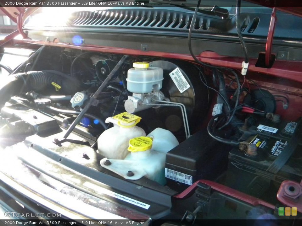 5.9 Liter OHV 16-Valve V8 Engine for the 2000 Dodge Ram Van #40645830