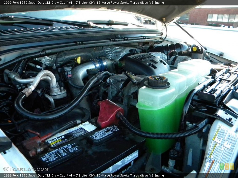 7.3 Liter OHV 16-Valve Power Stroke Turbo diesel V8 Engine for the 1999 Ford F250 Super Duty #40645998
