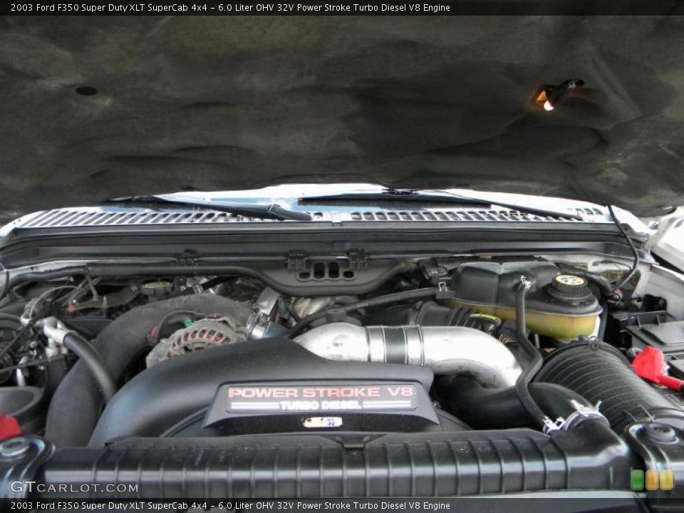6.0 Liter OHV 32V Power Stroke Turbo Diesel V8 Engine for the 2003 Ford F350 Super Duty #40647278