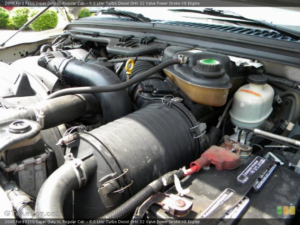 6.0 Liter Turbo Diesel OHV 32 Valve Power Stroke V8 Engine for the 2006 Ford F350 Super Duty #40648170