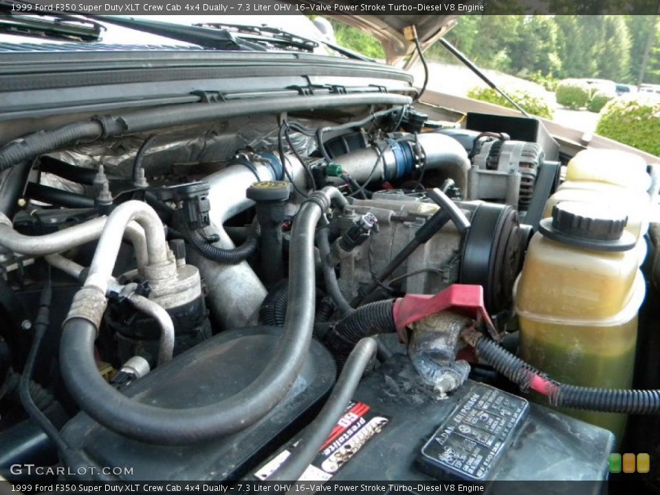7.3 Liter OHV 16-Valve Power Stroke Turbo-Diesel V8 Engine for the 1999 Ford F350 Super Duty #40648582