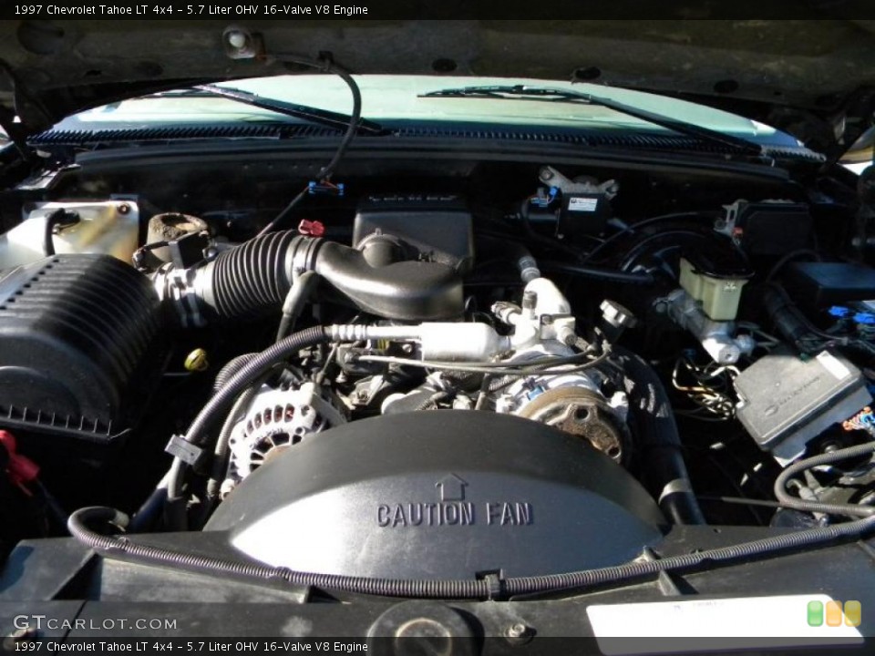 5.7 Liter OHV 16-Valve V8 Engine for the 1997 Chevrolet Tahoe #40649518