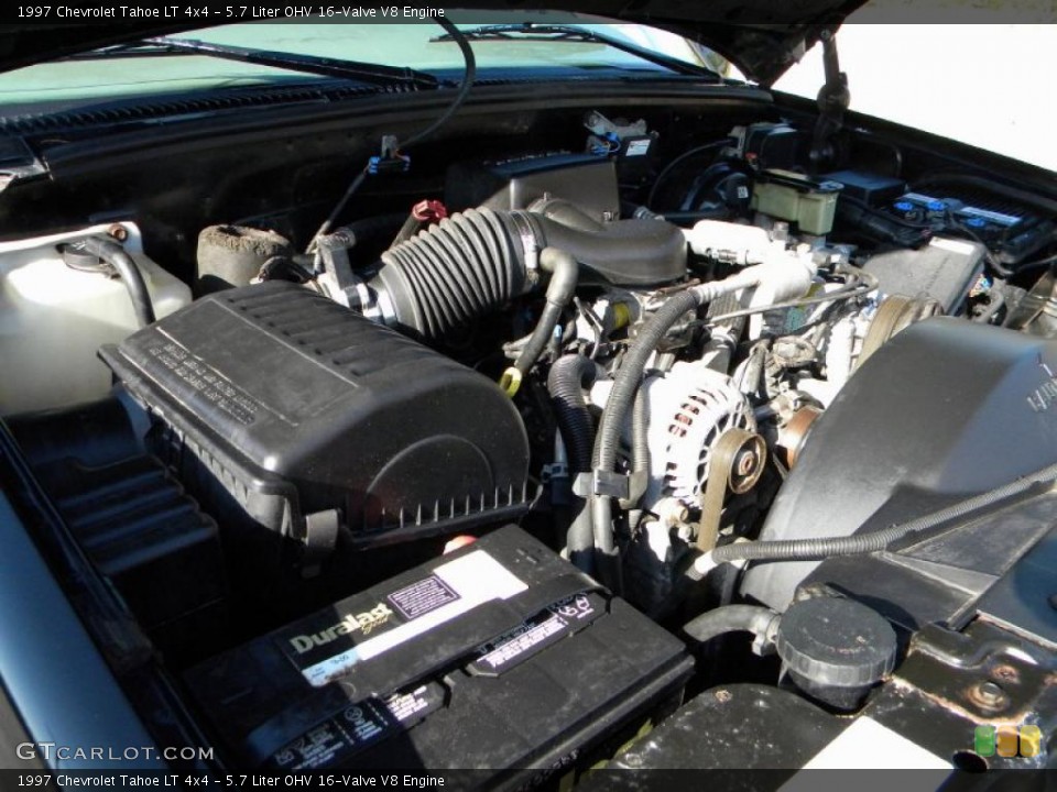 5.7 Liter OHV 16-Valve V8 Engine for the 1997 Chevrolet Tahoe #40649526