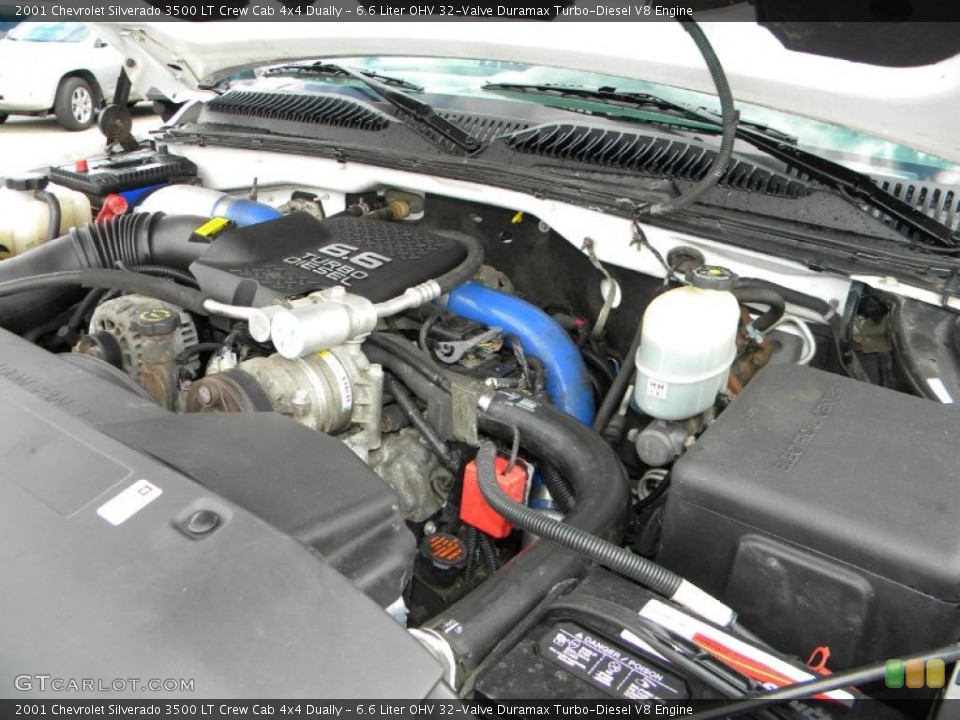 6.6 Liter OHV 32-Valve Duramax Turbo-Diesel V8 Engine for the 2001 Chevrolet Silverado 3500 #40650979