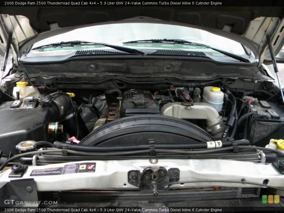 5.9 Liter OHV 24-Valve Cummins Turbo Diesel Inline 6 Cylinder Engine for the 2006 Dodge Ram 2500 #40651747
