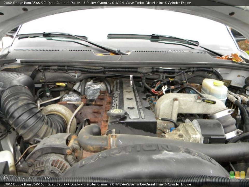 5.9 Liter Cummins OHV 24-Valve Turbo-Diesel Inline 6 Cylinder Engine for the 2002 Dodge Ram 3500 #40652424
