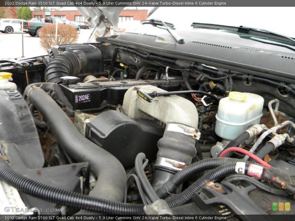 5.9 Liter Cummins OHV 24-Valve Turbo-Diesel Inline 6 Cylinder Engine for the 2002 Dodge Ram 3500 #40652432