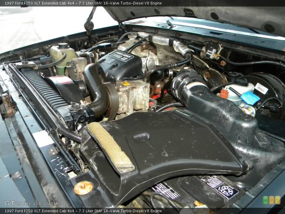 7.3 Liter OHV 16-Valve Turbo-Diesel V8 Engine for the 1997 Ford F250 #40652704