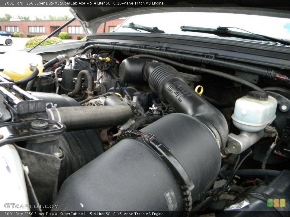 5.4 Liter SOHC 16-Valve Triton V8 Engine for the 2001 Ford F250 Super Duty #40653499