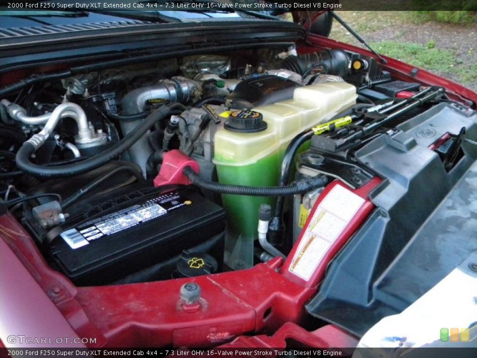 7.3 Liter OHV 16-Valve Power Stroke Turbo Diesel V8 Engine for the 2000 Ford F250 Super Duty #40654650