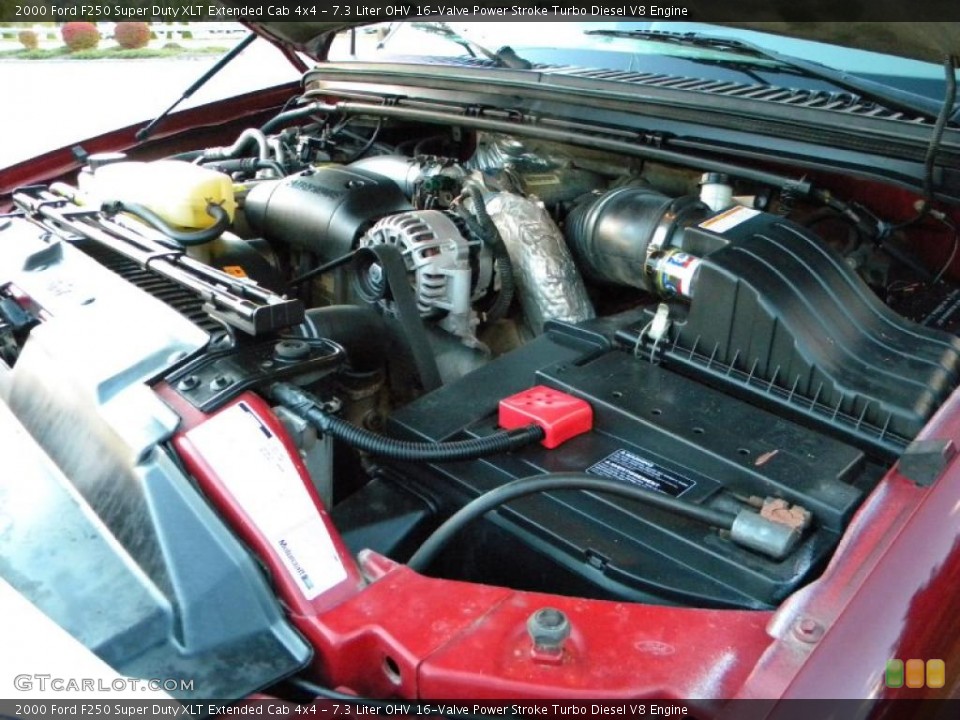 7.3 Liter OHV 16-Valve Power Stroke Turbo Diesel V8 Engine for the 2000 Ford F250 Super Duty #40654655
