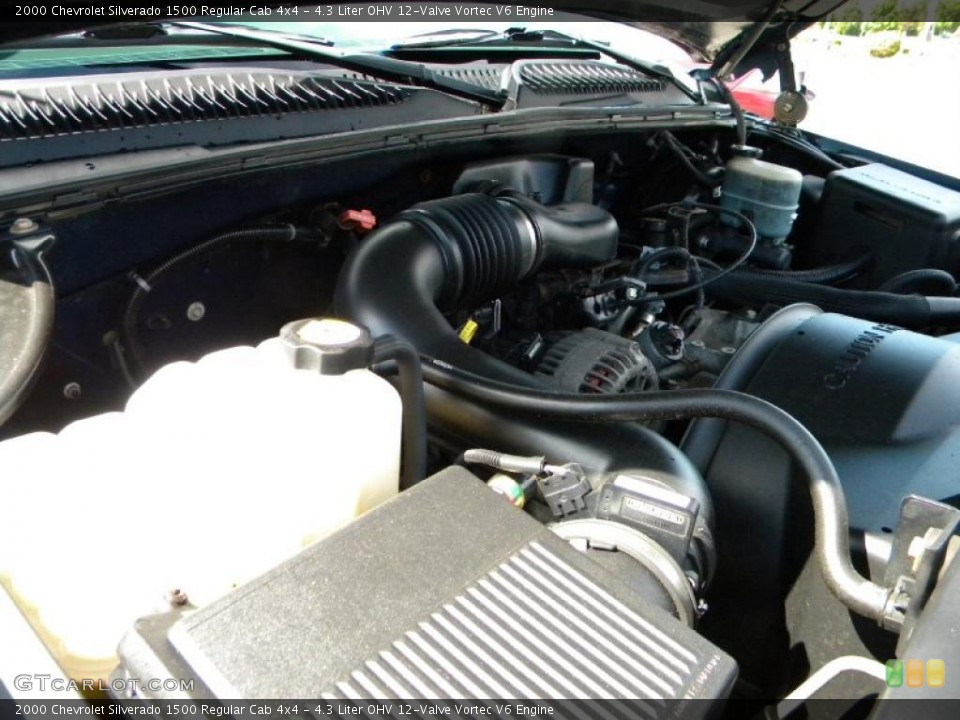 4.3 Liter OHV 12-Valve Vortec V6 Engine for the 2000 Chevrolet Silverado 1500 #40655459