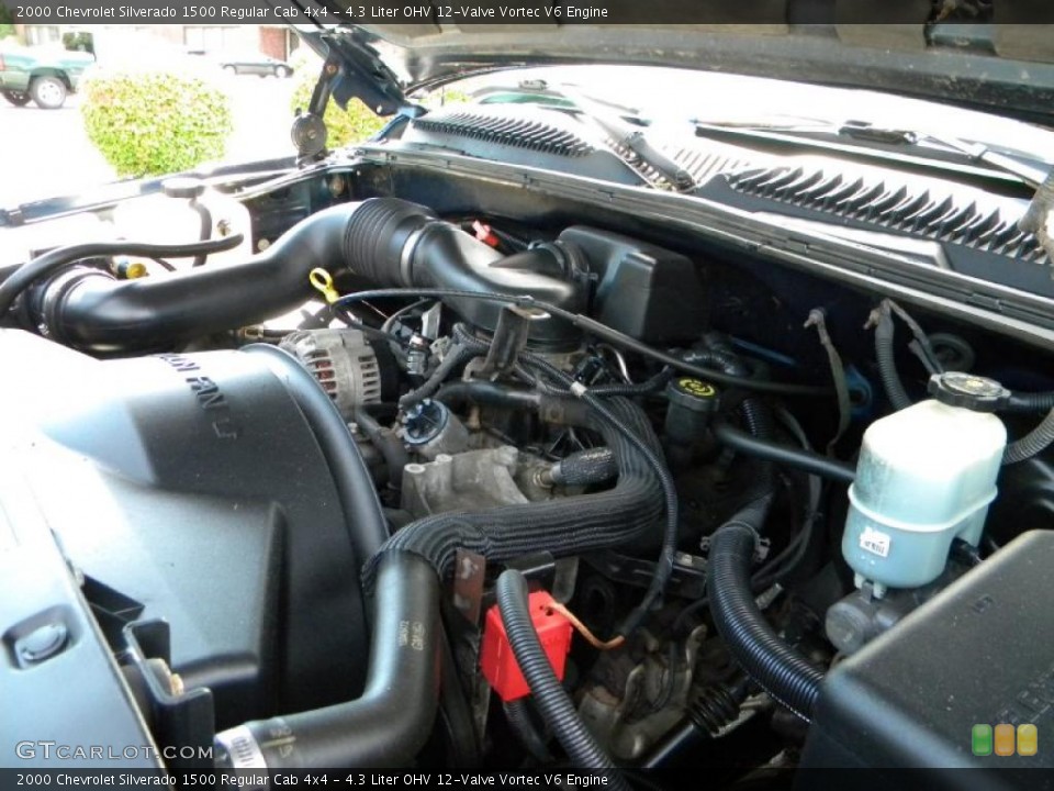 4.3 Liter OHV 12-Valve Vortec V6 Engine for the 2000 Chevrolet Silverado 1500 #40655467