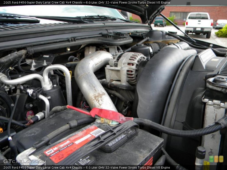6.0 Liter OHV 32-Valve Power Stroke Turbo Diesel V8 Engine for the 2005 Ford F450 Super Duty #40655627