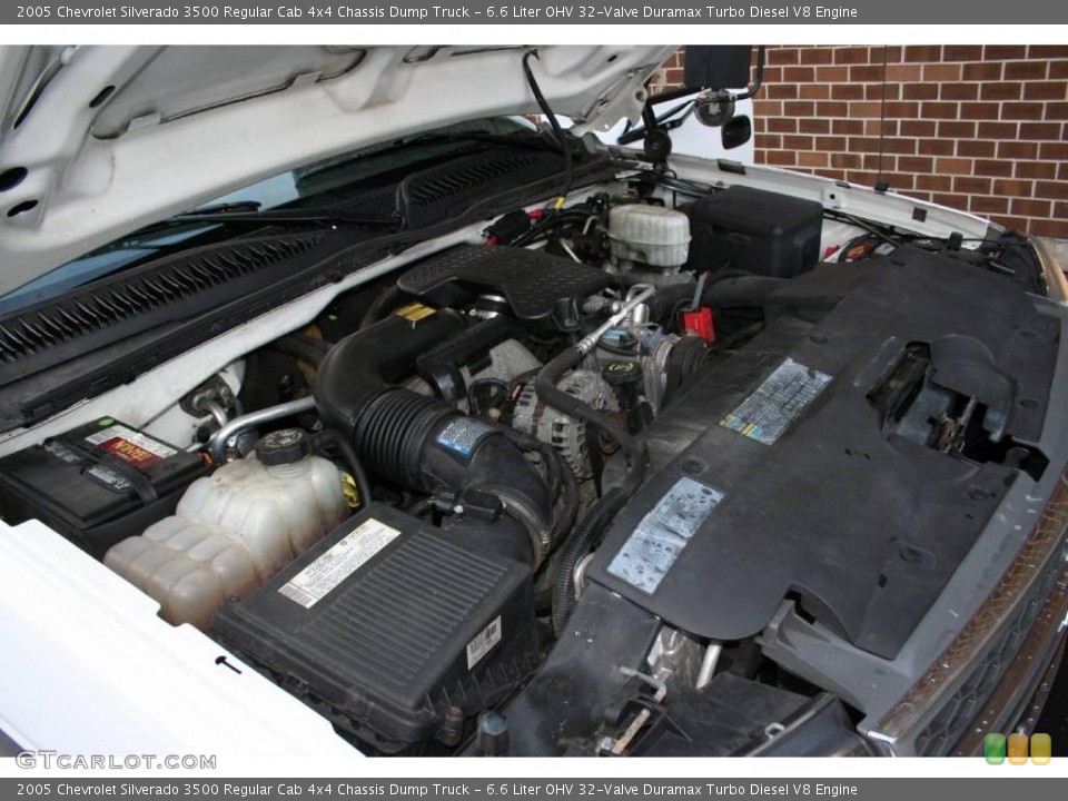 6.6 Liter OHV 32-Valve Duramax Turbo Diesel V8 Engine for the 2005 Chevrolet Silverado 3500 #40656203