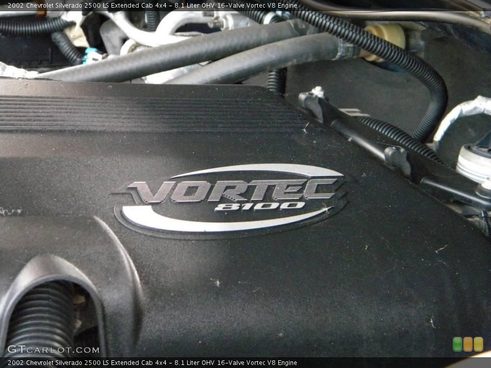 8.1 Liter OHV 16-Valve Vortec V8 Engine for the 2002 Chevrolet Silverado 2500 #40656455