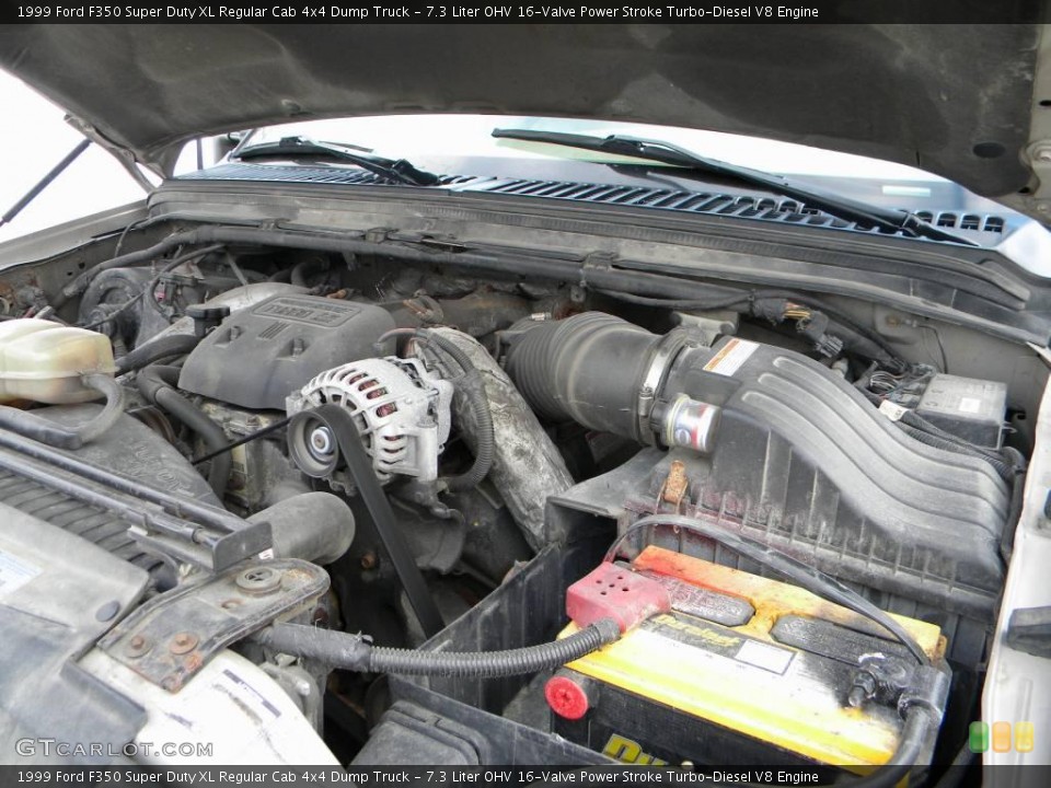 7.3 Liter OHV 16-Valve Power Stroke Turbo-Diesel V8 Engine for the 1999 Ford F350 Super Duty #40656615