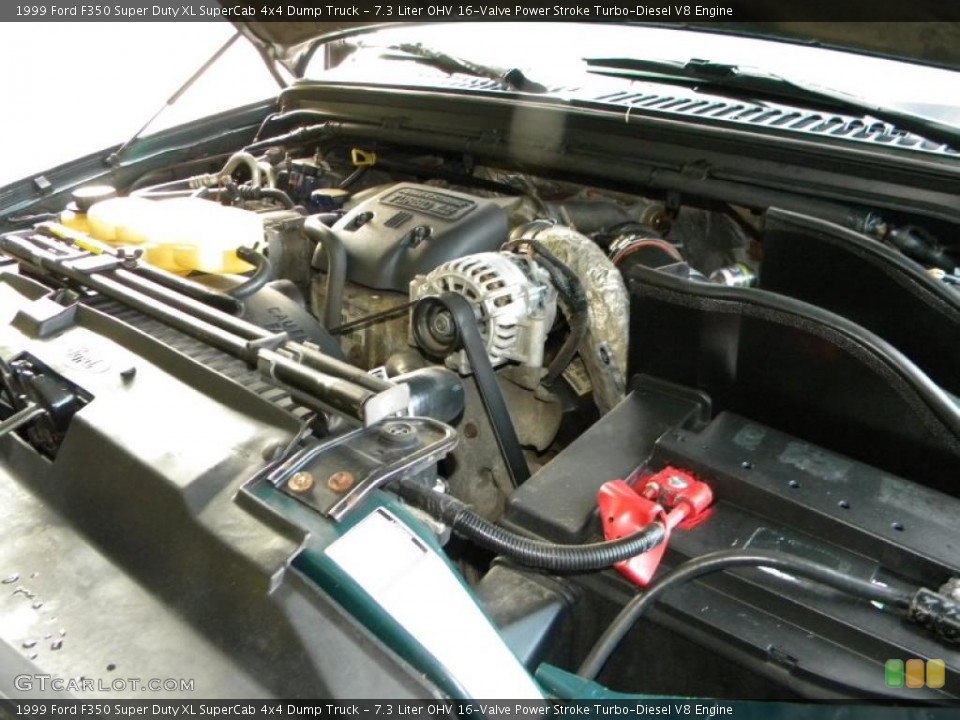 7.3 Liter OHV 16-Valve Power Stroke Turbo-Diesel V8 Engine for the 1999 Ford F350 Super Duty #40659252