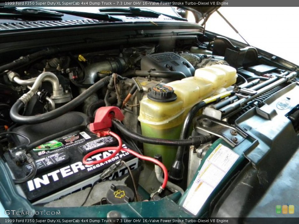 7.3 Liter OHV 16-Valve Power Stroke Turbo-Diesel V8 Engine for the 1999 Ford F350 Super Duty #40659256