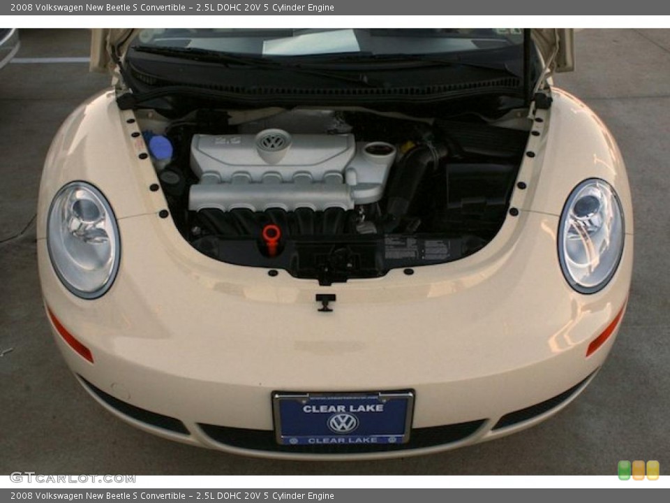 2.5L DOHC 20V 5 Cylinder Engine for the 2008 Volkswagen New Beetle #40664911