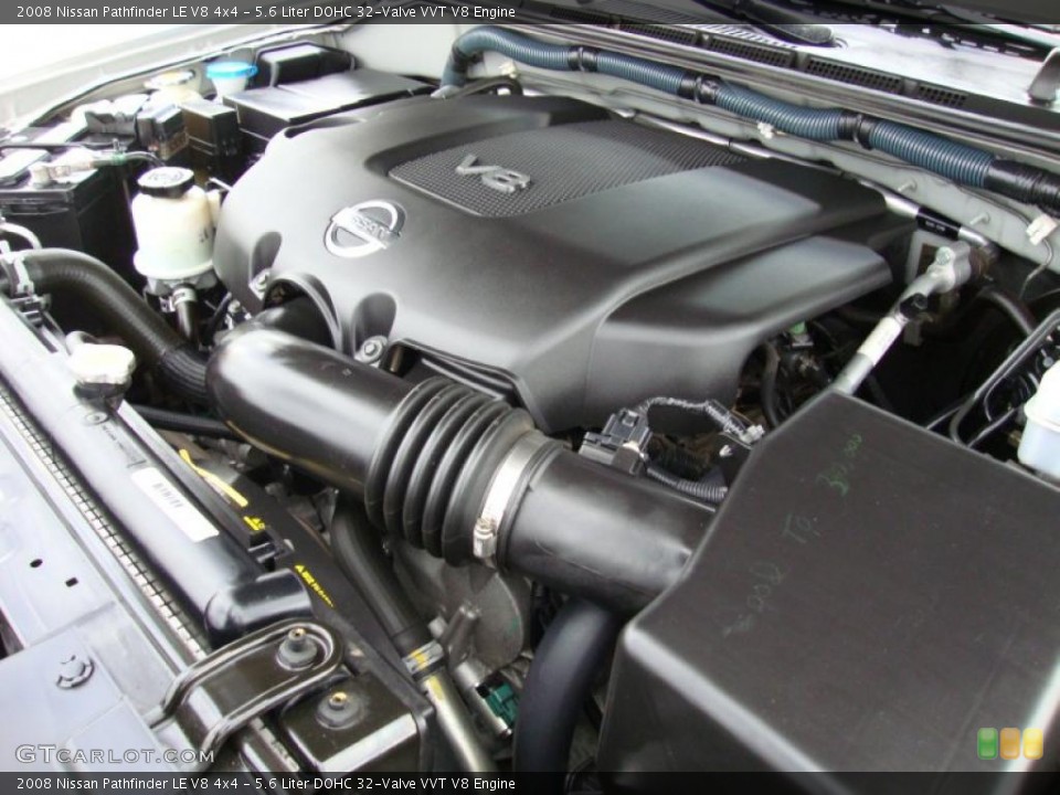 5.6 Liter DOHC 32-Valve VVT V8 Engine for the 2008 Nissan Pathfinder #40679390