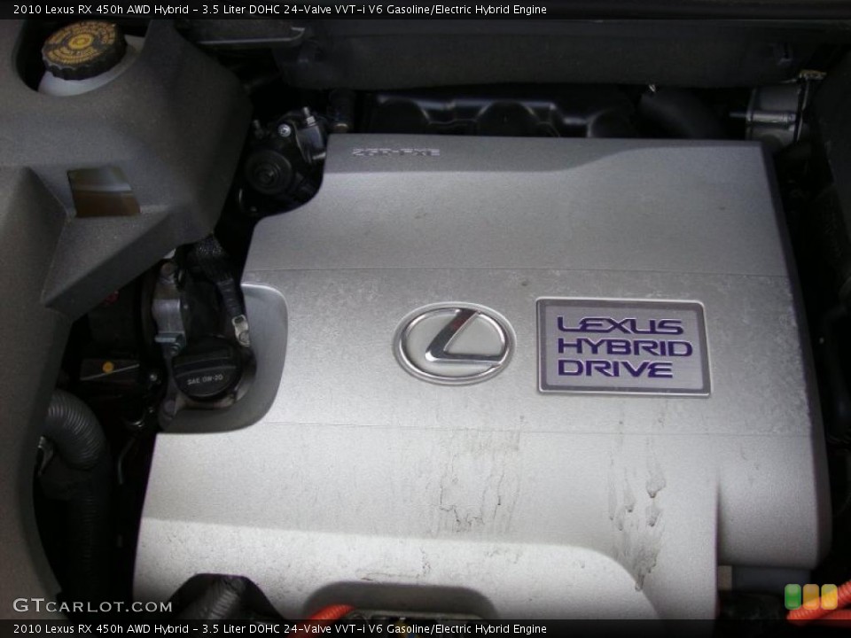 3.5 Liter DOHC 24-Valve VVT-i V6 Gasoline/Electric Hybrid Engine for the 2010 Lexus RX #40680906