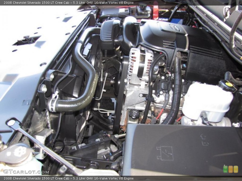 5.3 Liter OHV 16-Valve Vortec V8 Engine for the 2008 Chevrolet Silverado 1500 #40682582