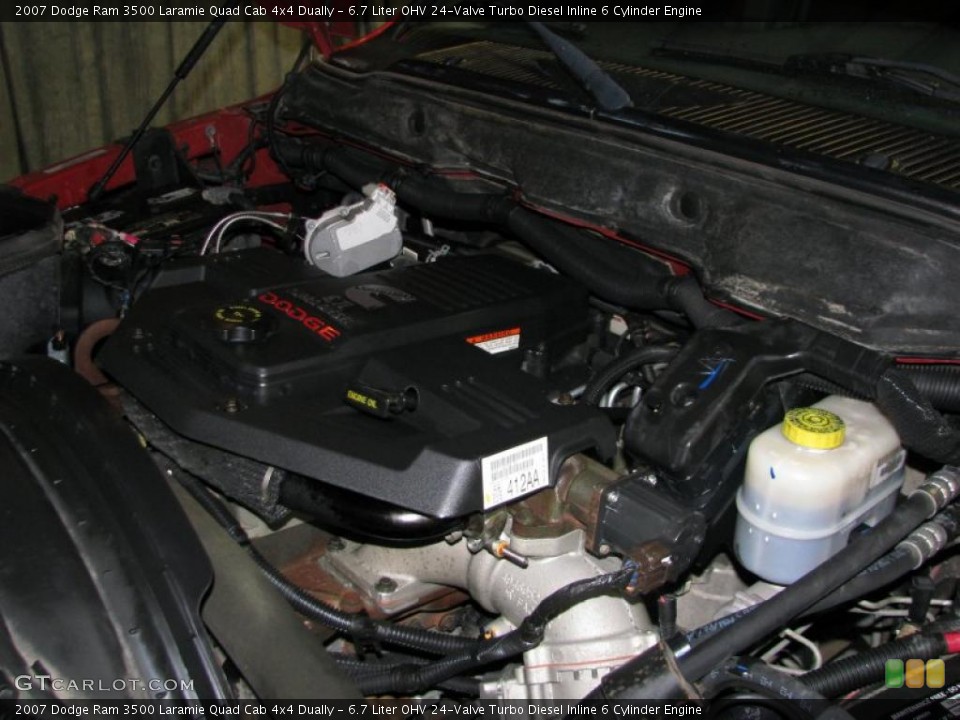 6.7 Liter OHV 24-Valve Turbo Diesel Inline 6 Cylinder Engine for the 2007 Dodge Ram 3500 #40685962